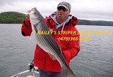 Striper fishing guide service